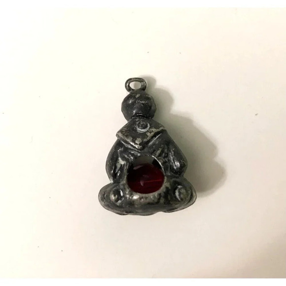Vintage Fortune Teller  Pendant Charm Crystal Ball 1 Inch Size - Picture 7 of 12